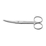 Chriurgische schaar punt-stomp gebogen