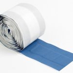 Detectaplast blauw textiel