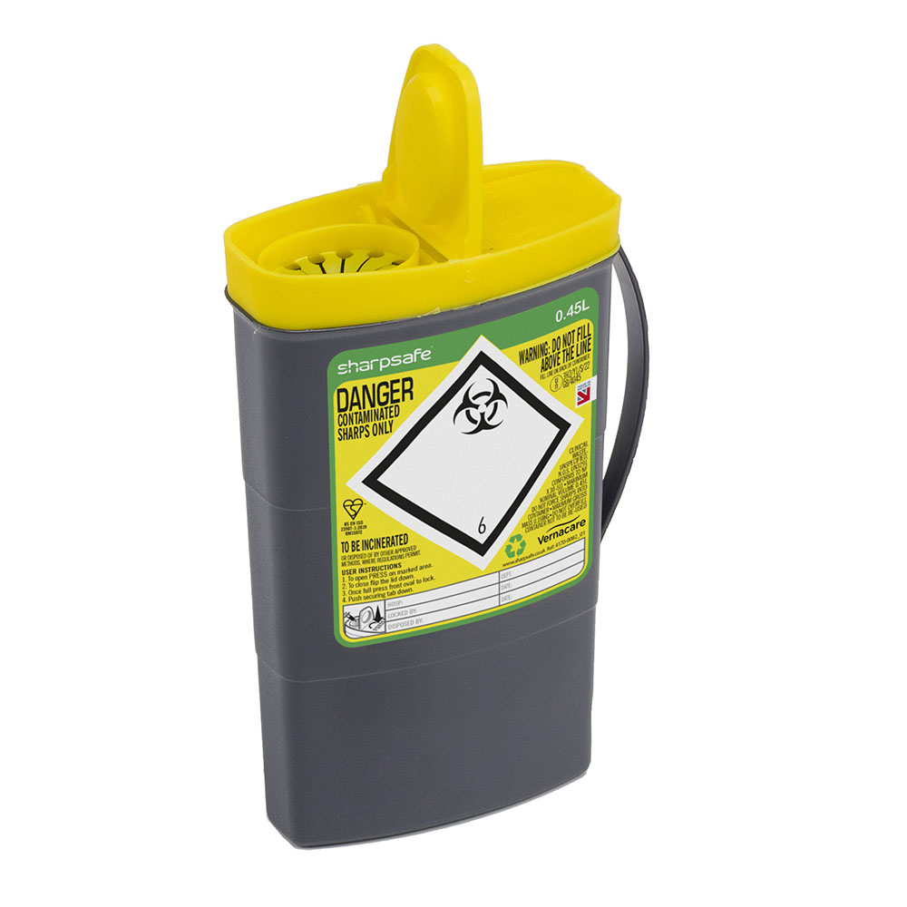 Naaldcontainers Sharpsafe 0,45L