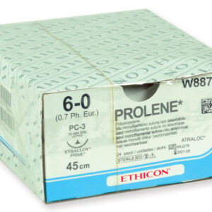 Prolene 6/0 met naald 15 mm, doos à 24 stks - Afbeelding 1