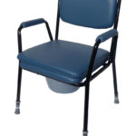 Toiletstoel blauw-gesloten