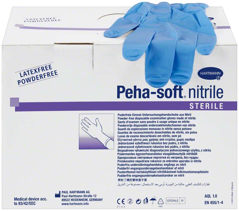 verbergen Continent duidelijk Peha-Soft Nitrile handschoenen latexvrij & poedervrij - Van Houdt Medical