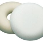 latexkussen rond wit