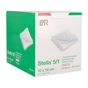 Stella/Lohmann&Rauscher Steriele compressen 10 x 10 cm - Afbeelding 1